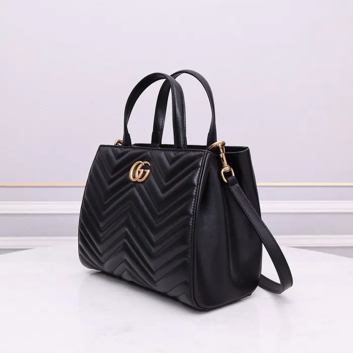 Replica GUCCI GG MARMONT MEDIUM TOTE BAG - premium 1:1 fake handbag model