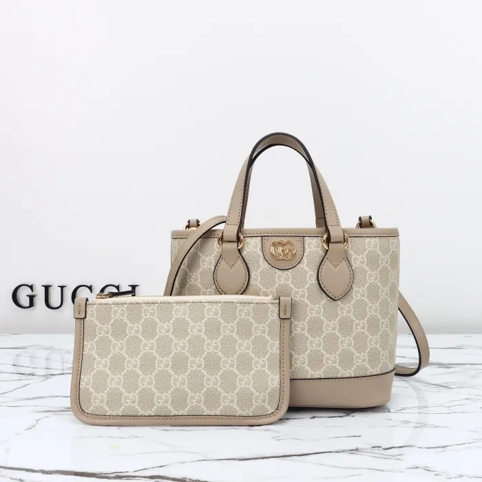 Replica GUCCI OPHIDIA SMALL GG TOTE BAG - ultra-realistic fake designer tote