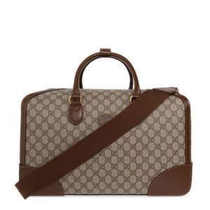 Replica GUCCI DUFFEL BAG GG SUPREME CANVAS - top-rated replica designer bag