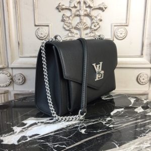 Replica Louis Vuitton My Lock Black - top-rated replica designer bag