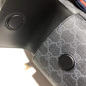 Replica Gucci Large Web Backpack Black - ultra-realistic fake designer tote