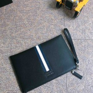 Replica Prada Large Pouch White Line - realistic designer-inspired fake bag