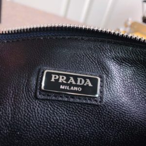 Replica Prada Large Pouch White Line - premium 1:1 fake handbag model