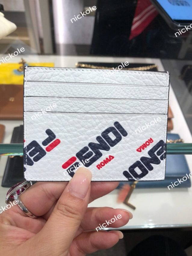 Replica Fendi Card Holder White - ultra-realistic fake designer tote