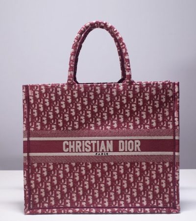 Replica Dior Tote Book Red Print - elite superclone designer purse