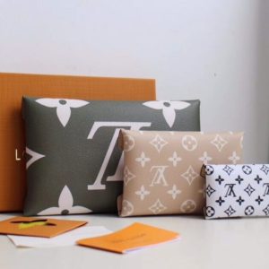 Replica Louis Vuitton Kirigami Pochette Pouch Nude - high-accuracy replica luxury purse