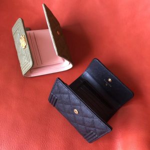 Replica Chanel Le Boy Compact Wallet - authentic-look luxury purse replica