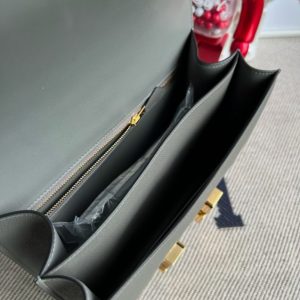 Replica Hermes Constance 18cm Grey - top-rated replica designer bag