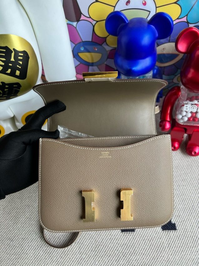 Replica Hermes Constance 18cm Etoupe - top-rated replica designer bag