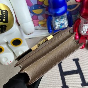 Replica Hermes Constance 18cm Etoupe - near-authentic luxury replica handbag