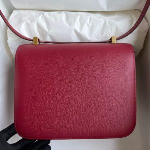 Replica Hermes Constance 24cm Red - near-authentic luxury replica handbag