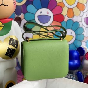 Replica Hermes Constance 18cm Light Green - ultra-realistic fake designer tote