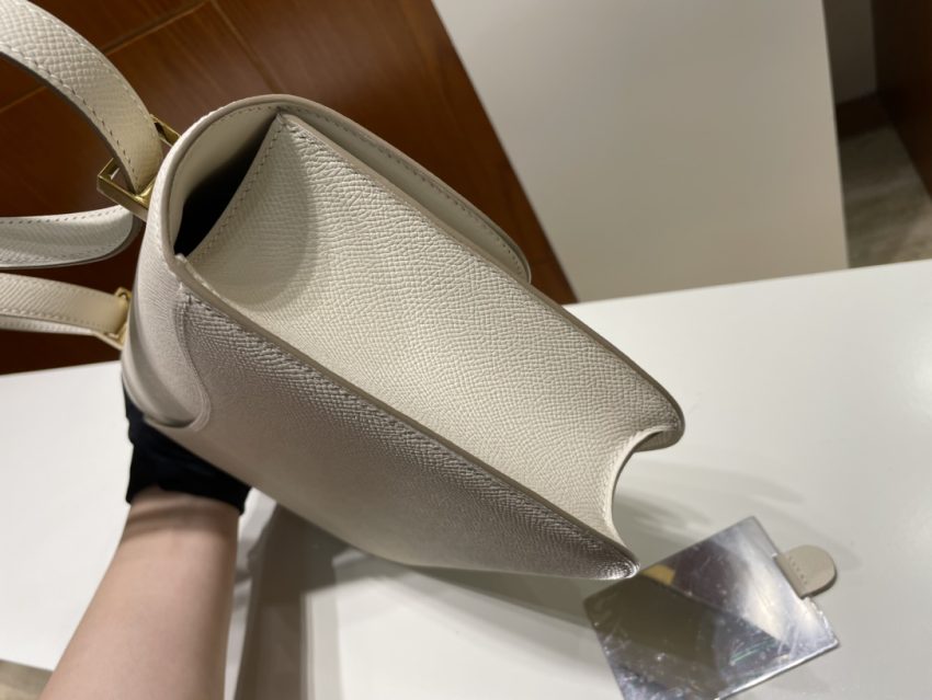 Replica Hermes Constance 24cm Creamy White - premium-grade designer purse dupe