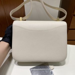 Replica Hermes Constance 24cm Creamy White - top-rated replica designer bag