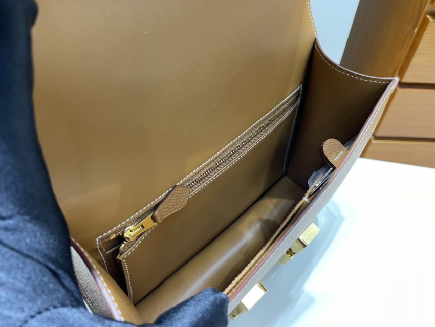 Replica Hermes Constance 24cm Golden Brown - 1:1 designer replica handbag