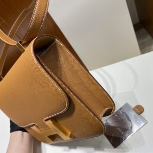 Replica Hermes Constance 24cm Golden Brown - top-rated replica designer bag