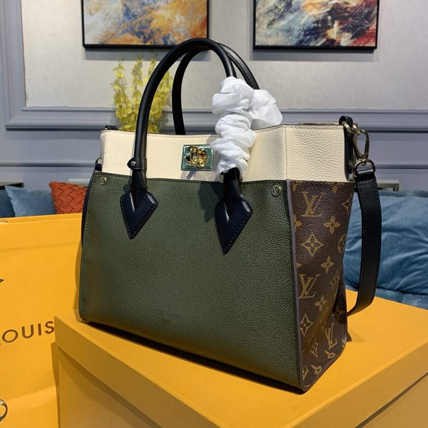 Replica Louis Vuitton On My Side Dark Green - best quality luxury bag dupe