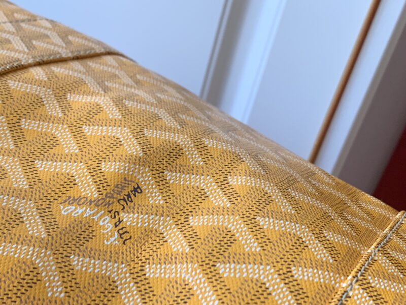 Replica Goyard Boston 45 Yellow - ultra-realistic fake designer tote