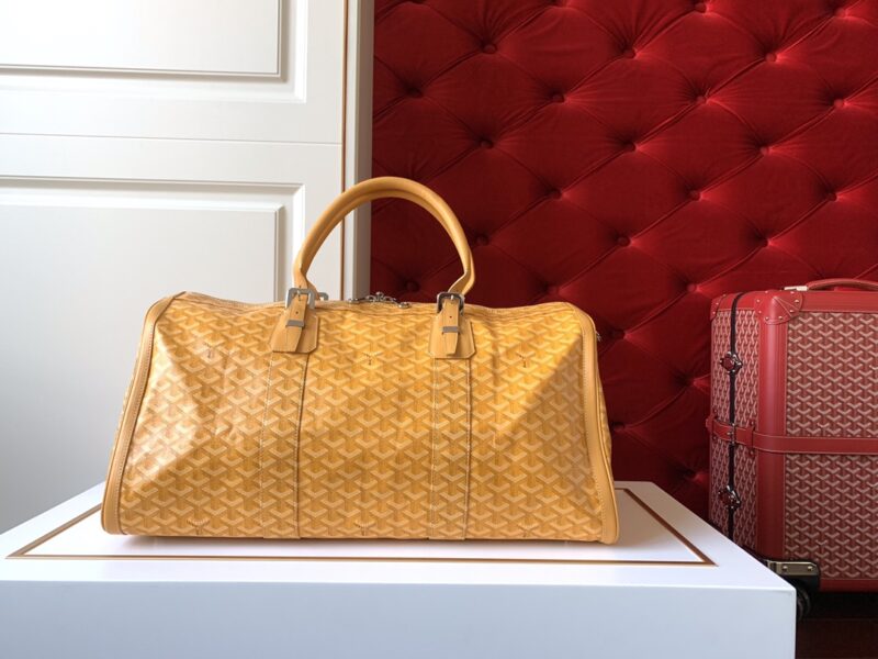 Replica Goyard Boston 45 Yellow - premium 1:1 fake handbag model