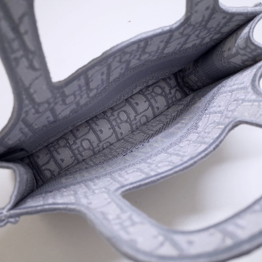 Replica Dior Tote Book Mini CD Grey - high-accuracy replica luxury purse