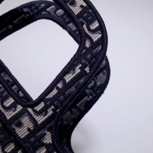 Replica Dior Tote Book Mini CD Black - high-quality designer bag clone