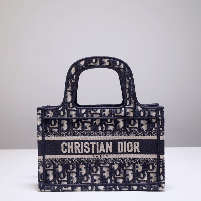 Replica Dior Tote Book Mini CD Black - elite superclone designer purse