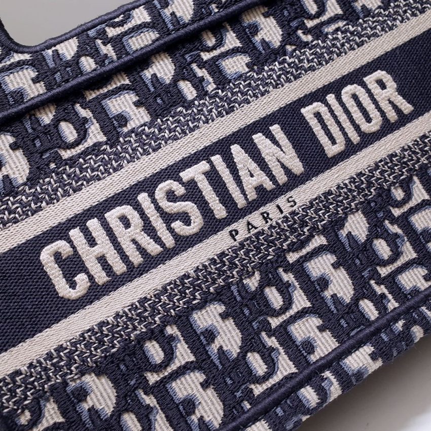 Replica Dior Tote Book Mini CD Black - near-authentic luxury replica handbag