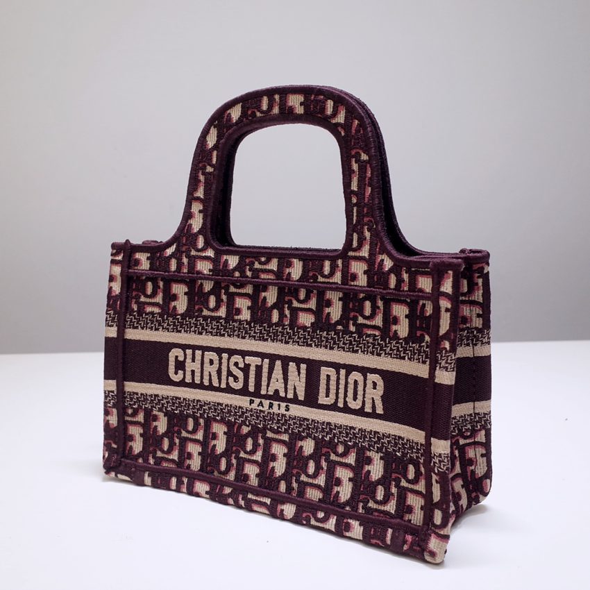 Replica Dior Tote Book Mini CD Red - high-accuracy replica luxury purse