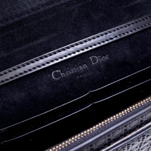 Replica Dior 30 Montaigne Pouch Black - 1:1 designer replica handbag