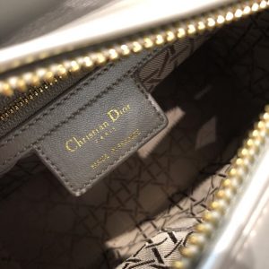 Replica Lady Dior Large Silver - realistic designer-inspired fake bag