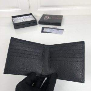 Replica Prada BiFold Wallet Black - best-selling designer handbag dupe