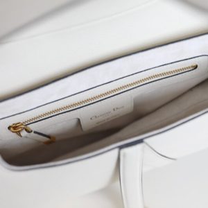 Replica Dior Saddle White Wool - authentic-look luxury purse replica