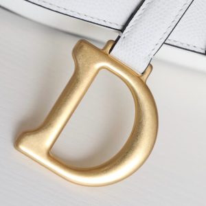 Replica Dior Saddle White Wool - high-quality designer bag clone