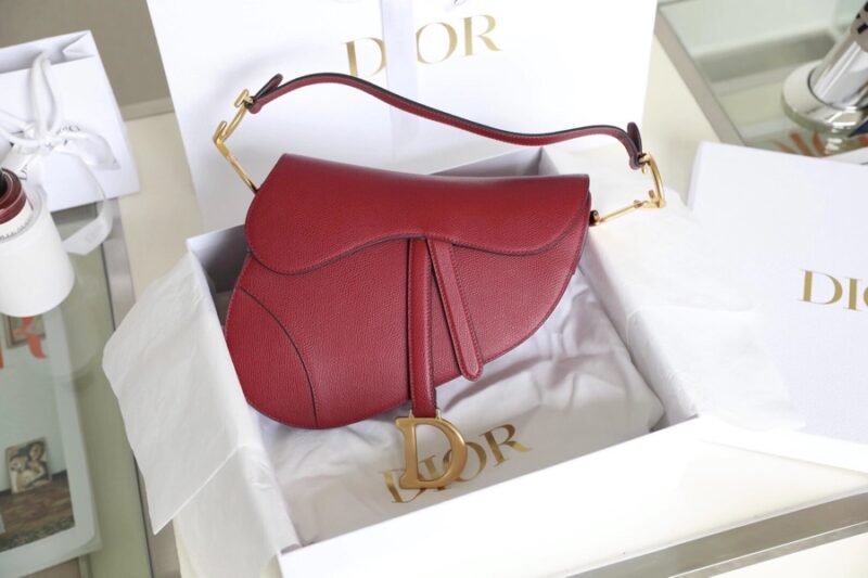 Replica Dior Saddle Bag Red - high-accuracy replica luxury purse