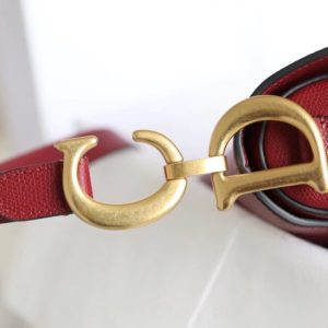 Replica Dior Saddle Bag Red - top-tier luxury replica shoulder bag