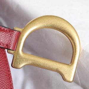 Replica Dior Saddle Bag Red - high-quality designer bag clone