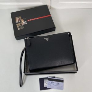 Replica Prada Saffiano Pouch - best-selling designer handbag dupe