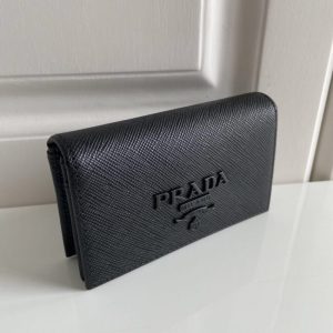 Replica Prada Saffiano Wallet Full Color - high-quality designer bag clone