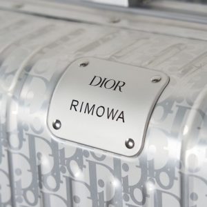 Replica Rimowa & Dior Suitcase Silver - top-rated replica designer bag