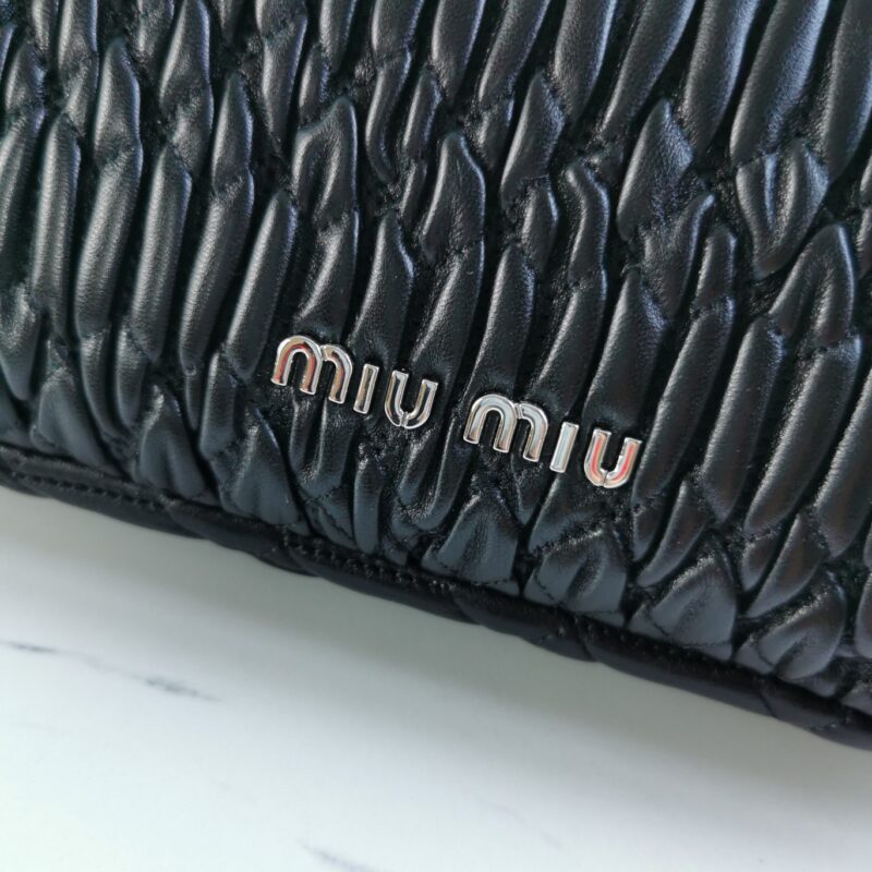 Replica Miu Miu Crystal Handbag Black - near-authentic luxury replica handbag