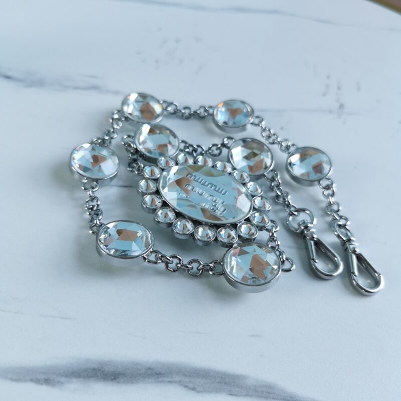 Replica Miu Miu Crystal Handbag Black - near-authentic luxury replica handbag