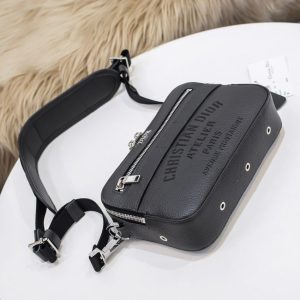 Replica Dior Safari Bag with Strap Black - best quality luxury bag dupe