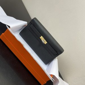 Replica Hermes Kelly Elan Black - realistic designer-inspired fake bag