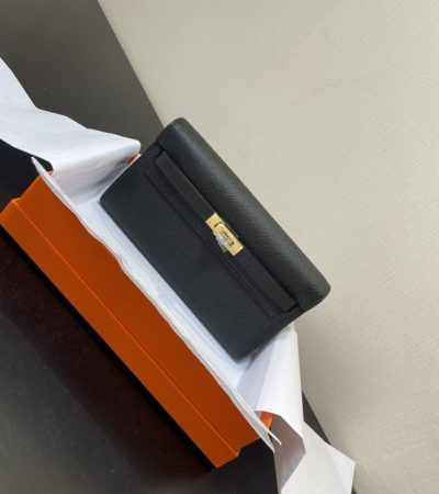 Replica Hermes Kelly Elan Black - realistic designer-inspired fake bag