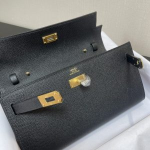Replica Hermes Kelly Elan Black - ultra-realistic fake designer tote