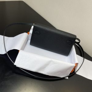 Replica Hermes Kelly Elan Black - high-end fake designer purse