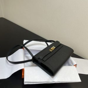 Replica Hermes Kelly Elan Black - high-accuracy replica luxury purse