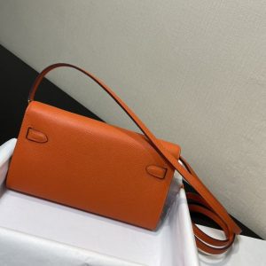 Replica Hermes Kelly Elan Orange - premium 1:1 fake handbag model