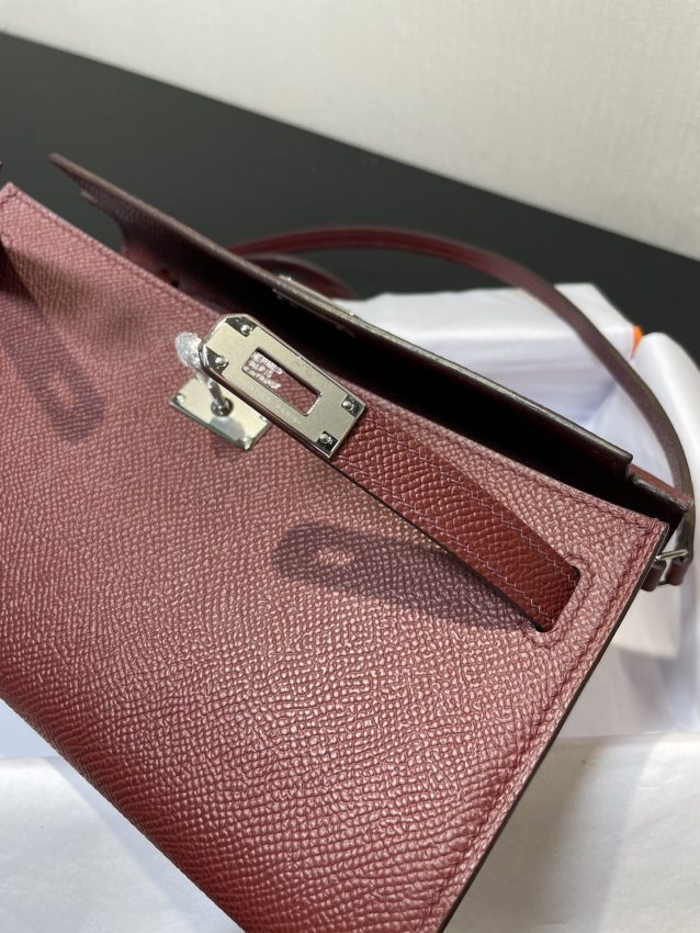 Replica Hermes Kelly Elan Bordeaux - premium-grade designer purse dupe