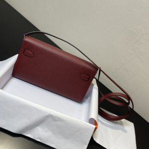 Replica Hermes Kelly Elan Bordeaux - high-quality designer bag clone